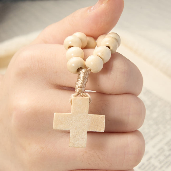Christianartworkshop Vibrant Finger Rosary with Simple Cross Pendant: A Daily Symbol of Comfort and Hope - image 7