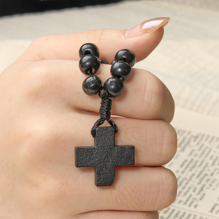 Christianartworkshop Vibrant Finger Rosary with Simple Cross Pendant: A Daily Symbol of Comfort and Hope - image 13