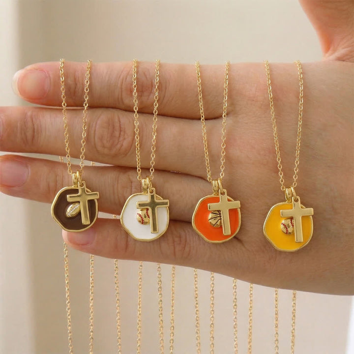 Christianartworkshop Multi-Sport Cross Necklace Collection: Faith & Sports Charm for Athletes - image 2