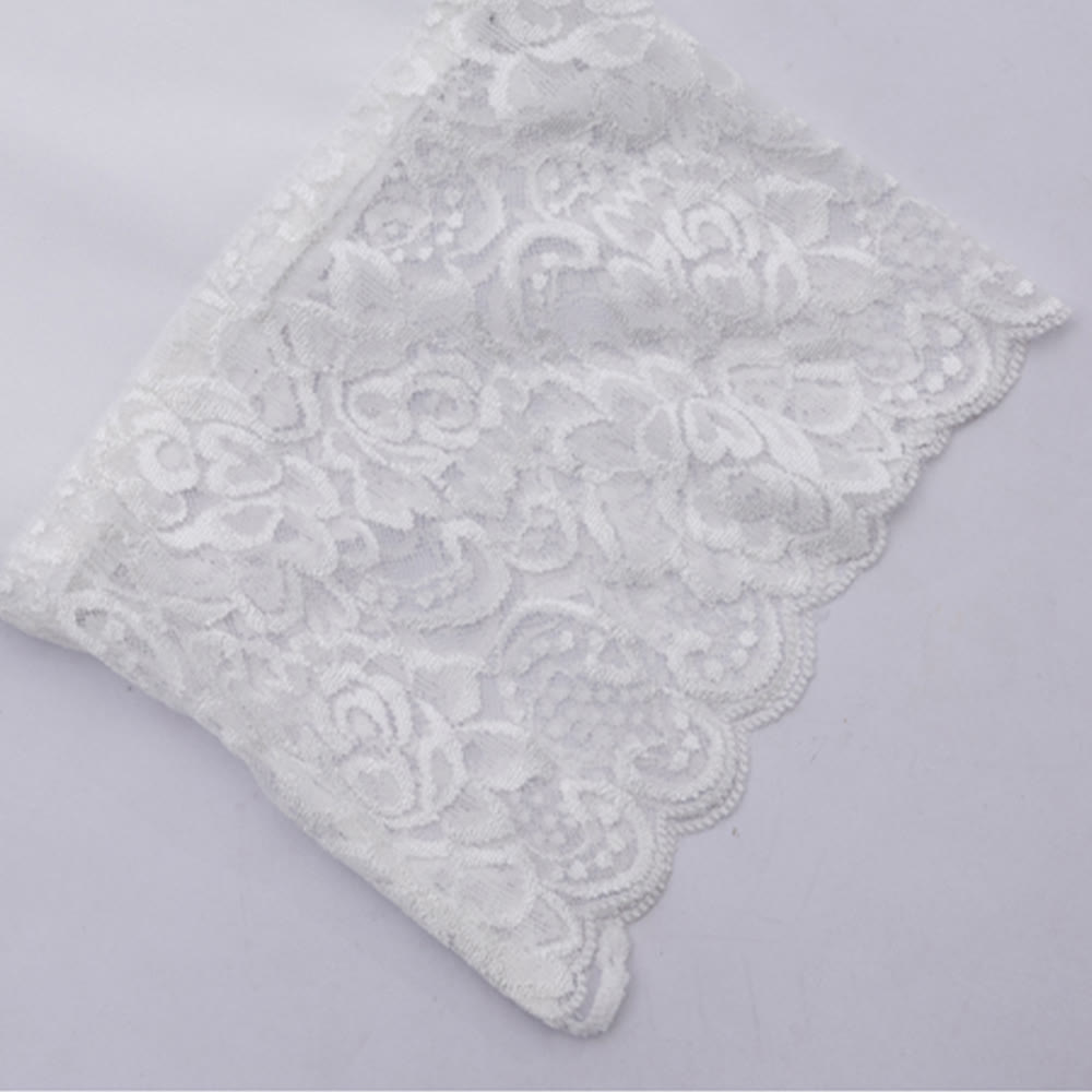 Christianartworkshop White Liturgical Alb with Lace Trim for Sacred Ceremonies - image 4