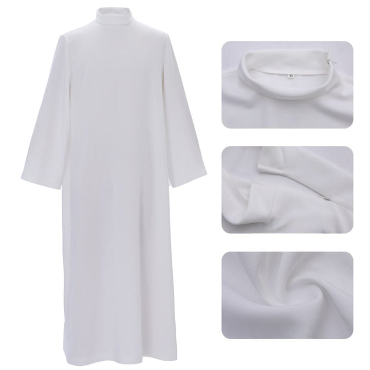 Christianartworkshop Plain White Liturgical Alb for Sacred Ceremonies - image 2