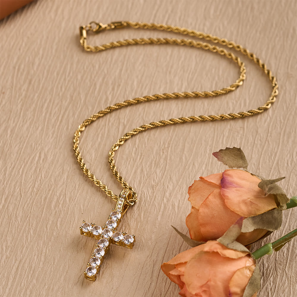 FREE Today: Our Lady of Guadalupe Medallion Necklace with Double Zircon Halo: A Reminder of Divine Grace - image 3