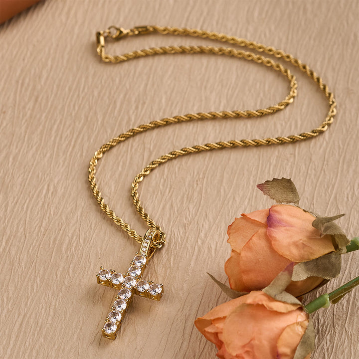 FREE Today: Our Lady of Guadalupe Medallion Necklace with Double Zircon Halo: A Reminder of Divine Grace - image 3