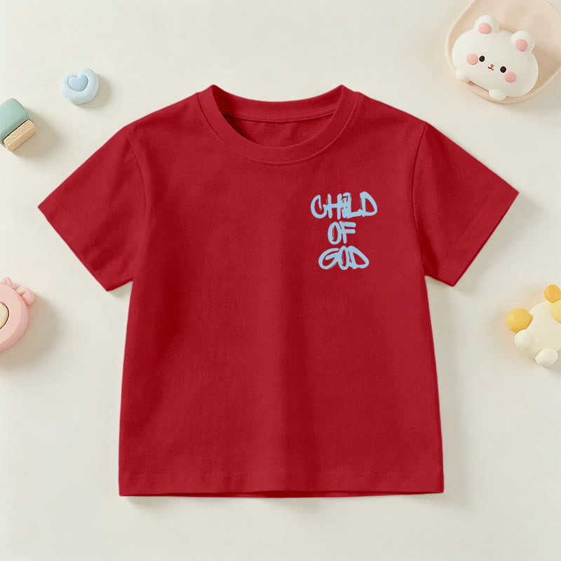 Christianartworkshop Devotional Scripture Verse Child of God Psalm 23 Kids T-Shirt - image 18