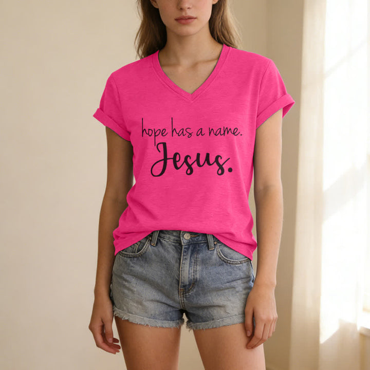Christianartworkshop I Can't But I Know A Guy Print V-Neck T-shirt - image 23