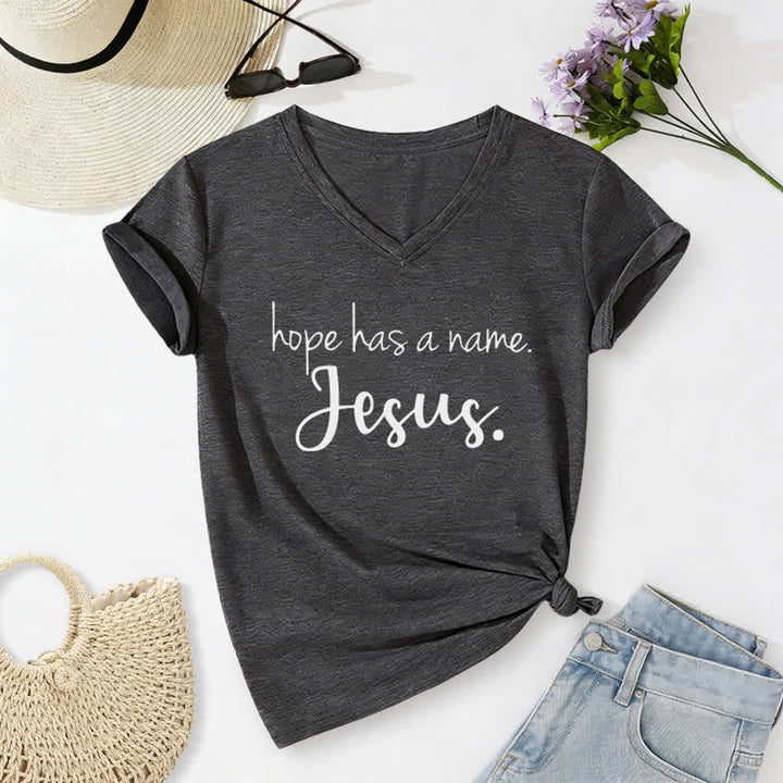 Christianartworkshop I Can't But I Know A Guy Print V-Neck T-shirt - Dark Grey - 2XL - image 4