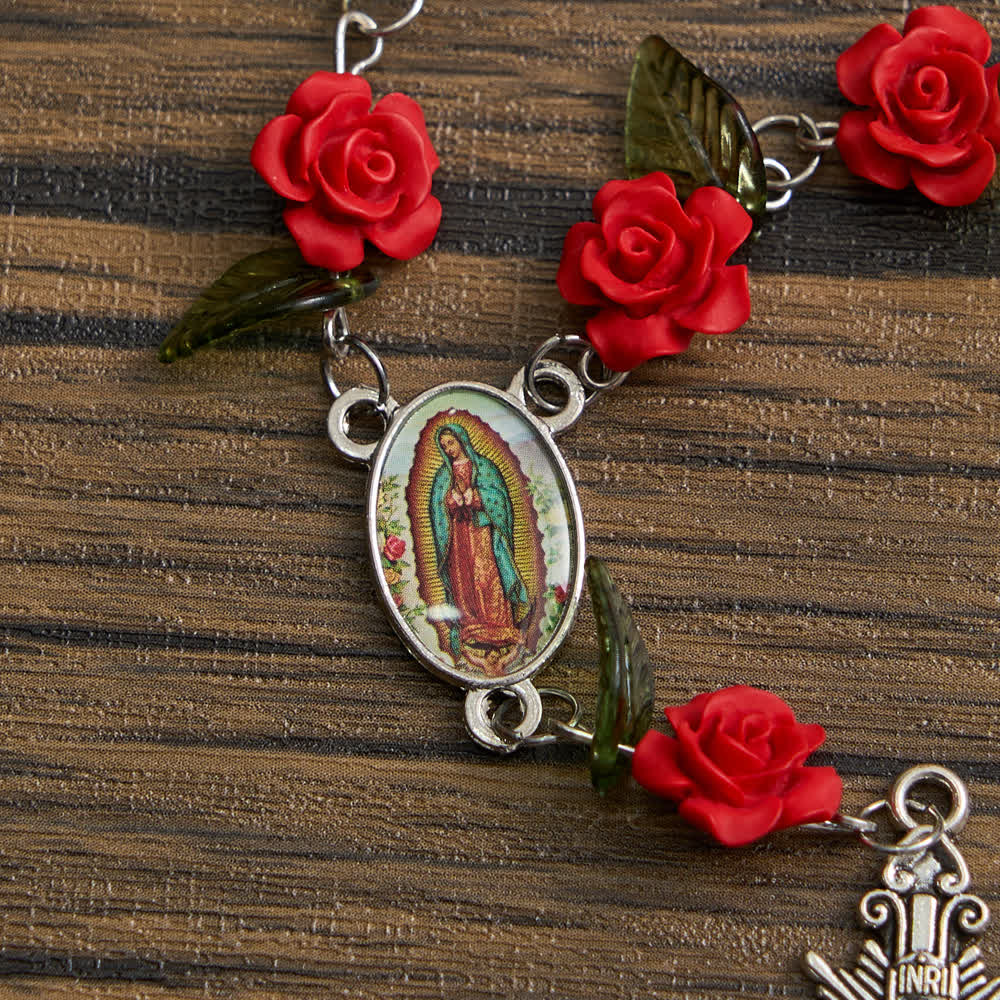 FREE Today: Sacred Red Rose Pocket Rosary with Our Lady's Floral Devotion - image 5