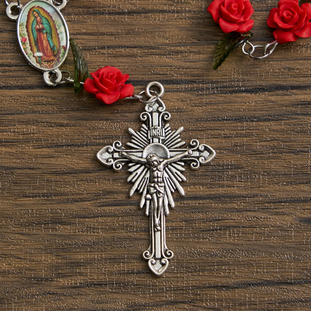 FREE Today: Sacred Red Rose Pocket Rosary with Our Lady's Floral Devotion - image 7