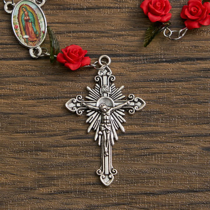 FREE Today: Sacred Red Rose Pocket Rosary with Our Lady's Floral Devotion - image 7