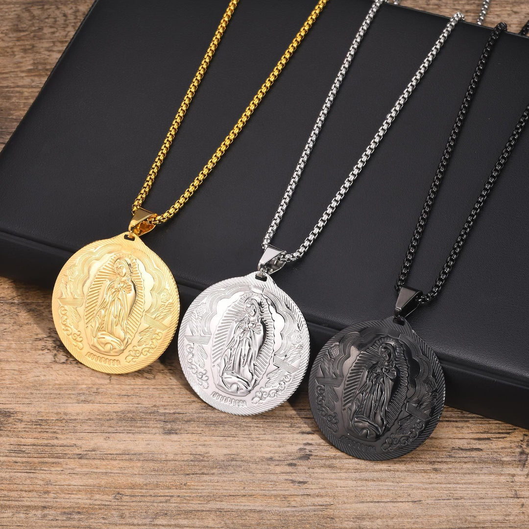 FREE Today: Our Lady of Guadalupe Pendant Necklace in Three Finishes: A Symbol of Marian Grace - image 0