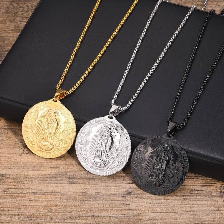 FREE Today: Our Lady of Guadalupe Pendant Necklace in Three Finishes: A Symbol of Marian Grace - image 0