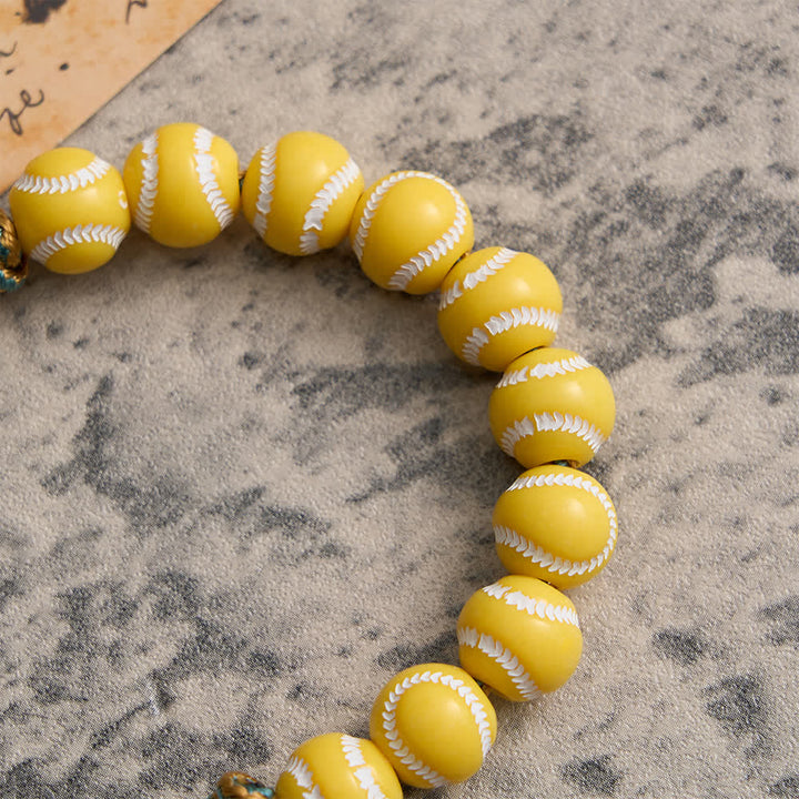 Christianartworkshop Baseball Bead Pocket Rosary with Sacred Heart & Eucharist Cross - image 5