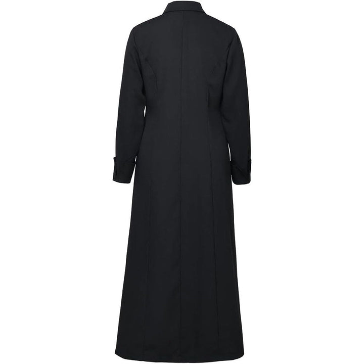 Christianartworkshop Women's Pastor Robe With Collar Cross Motif And Feminine Silhouette Women's Clergy Robe - image 8