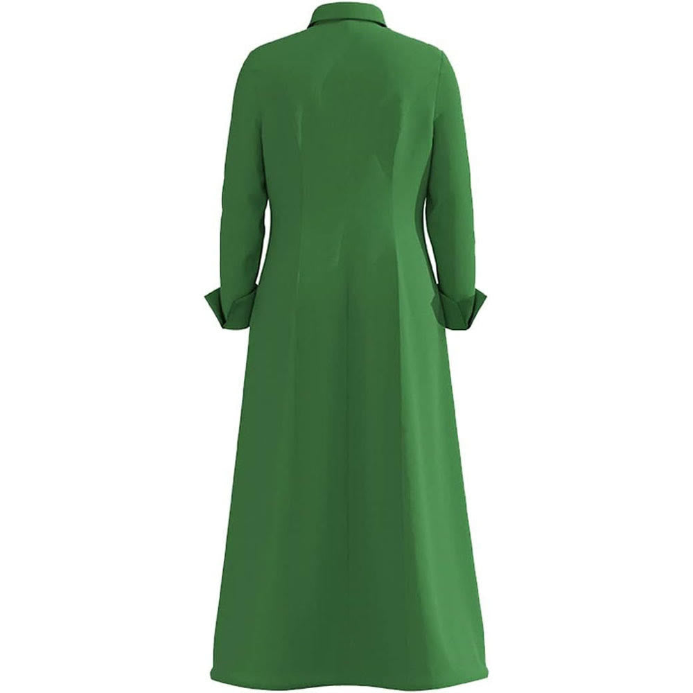 Christianartworkshop Women's Pastor Robe With Collar Cross Motif And Feminine Silhouette Women's Clergy Robe - image 14