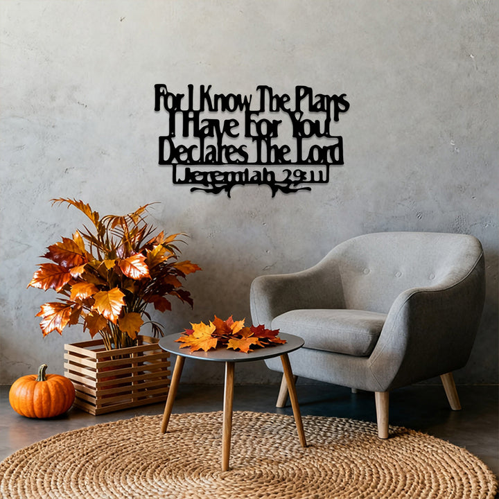 Christianartworkshop Jeremiah 29:11 For I Know The Plans I Have For You Metal Wall Decor: A Promise of Hope - image 2