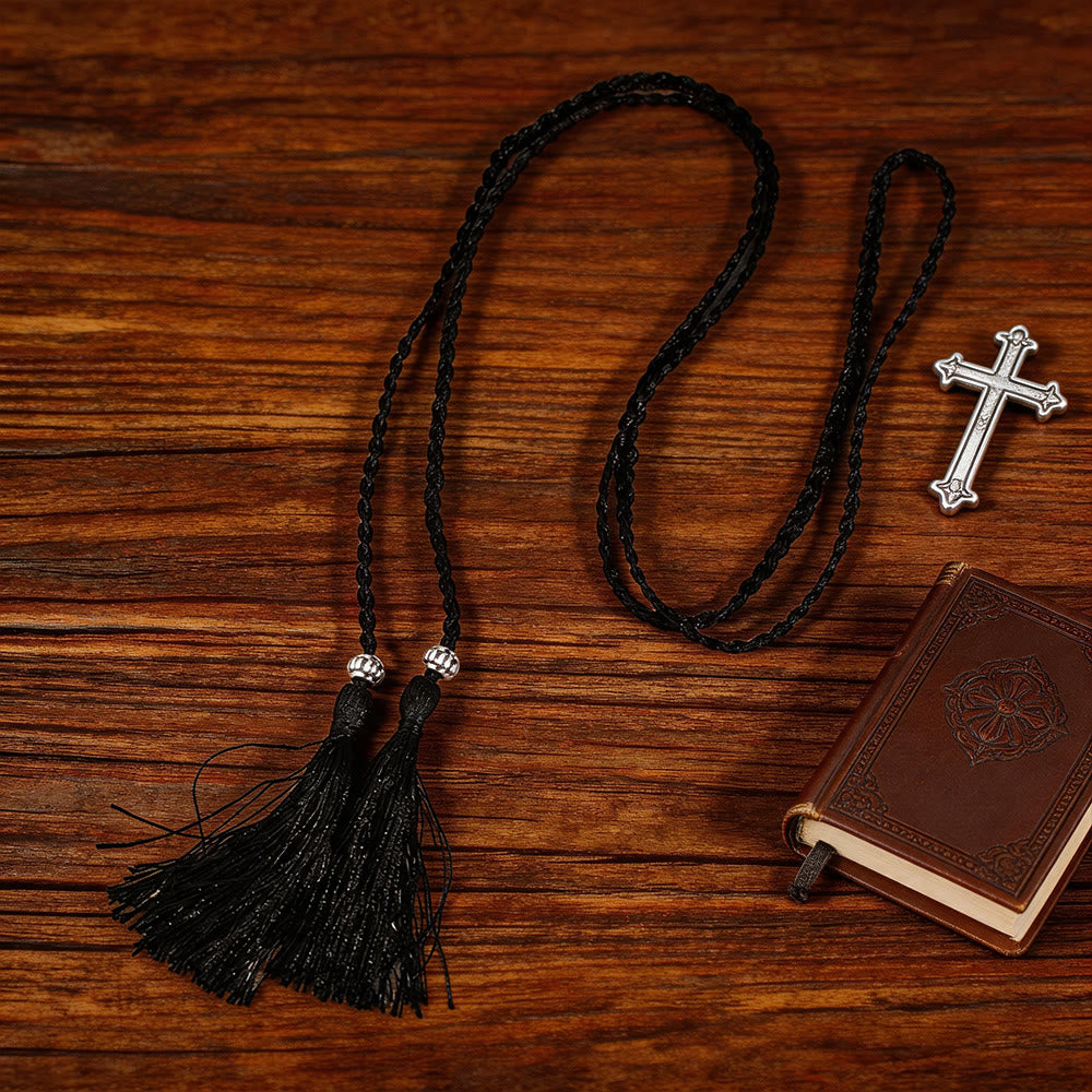 Christianartworkshop Braided Cincture with Accents & Tassels: A Sacred Liturgical Accessory - image 5