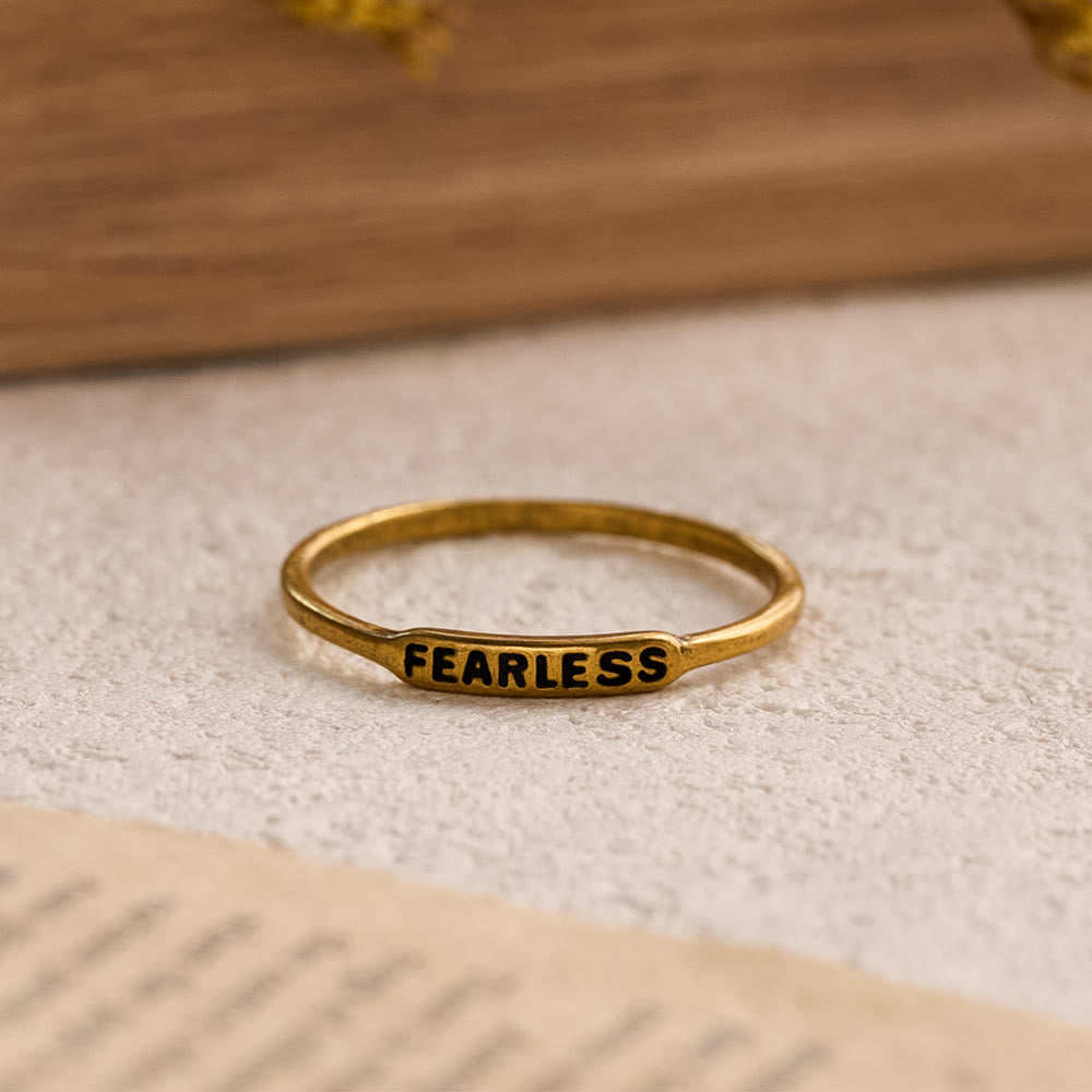 Christianartworkshop Refined Stackable Ring Set with Engraved BLESSED/FAITH/HOPE Text: An Emblem of Quiet Devotion - image 7