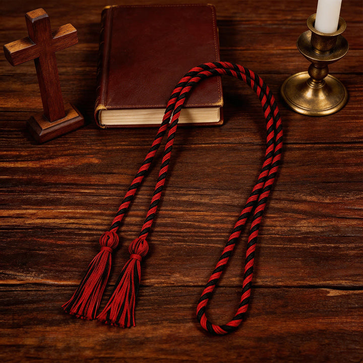 Christianartworkshop Clergy Cincture with Ornate Tassel Accents: A Symbol of Priestly Vocation - image 7