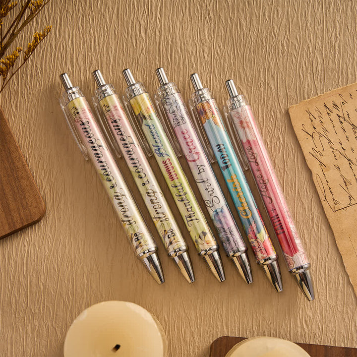 Christianartworkshop Floral Cross Motivational Pens & Bible Verse Notebooks Gift Set - image 16