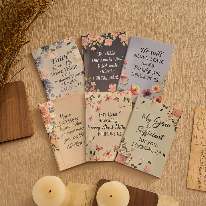 Christianartworkshop Floral Cross Motivational Pens & Bible Verse Notebooks Gift Set - image 30