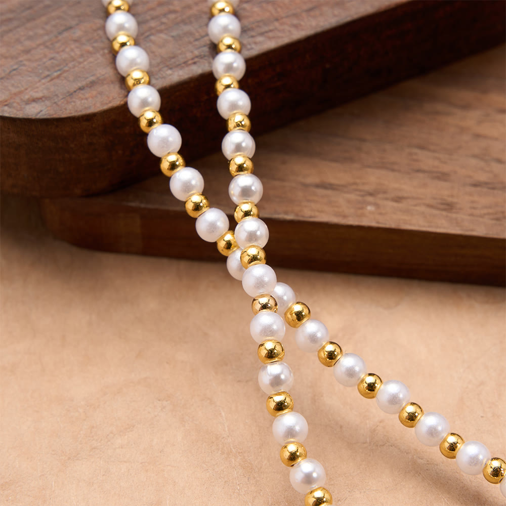 Christianartworkshop Two-Style Beaded Cross Necklace with Full-Pavé Zircon Crown Cross Pendant: A Symbol of Royal Divine Grace - image 7
