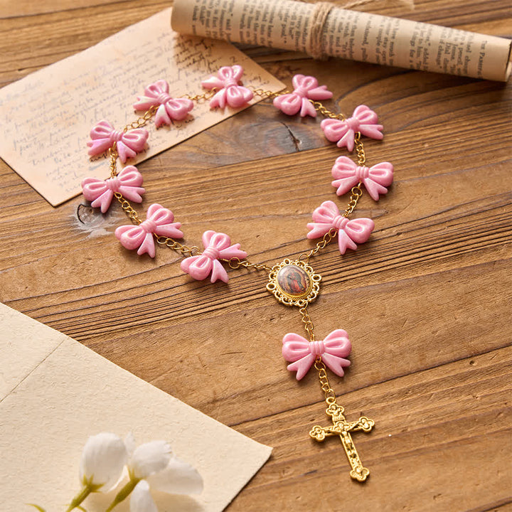 FREE Today: Our Lady of Guadalupe Pink Bow Rosary: Carry Her Gentle Blessings - image 6