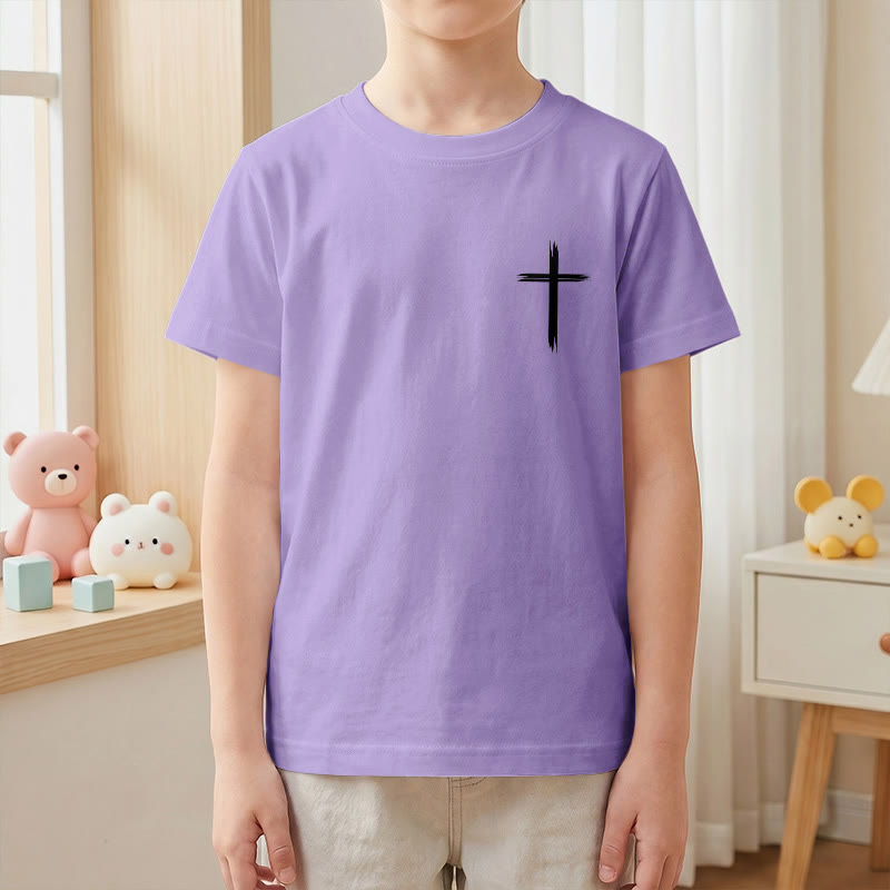 Christianartworkshop Classic "Let All You Do Be Done In Love" Floral Frame Faith Kids Short Sleeve T-Shirt - image 49