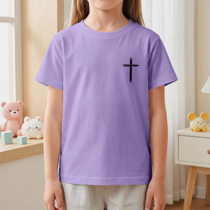 Christianartworkshop Classic "Let All You Do Be Done In Love" Floral Frame Faith Kids Short Sleeve T-Shirt - image 50
