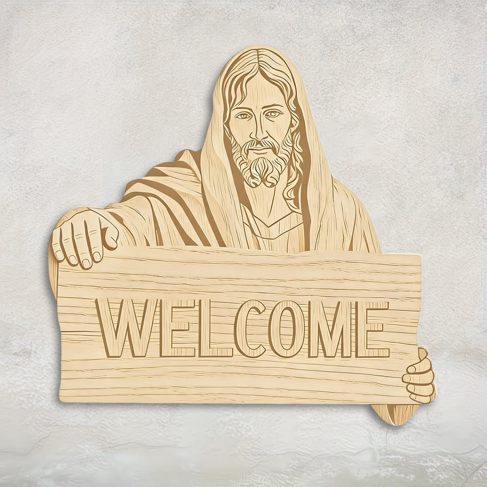 Natural Wood Jesus 