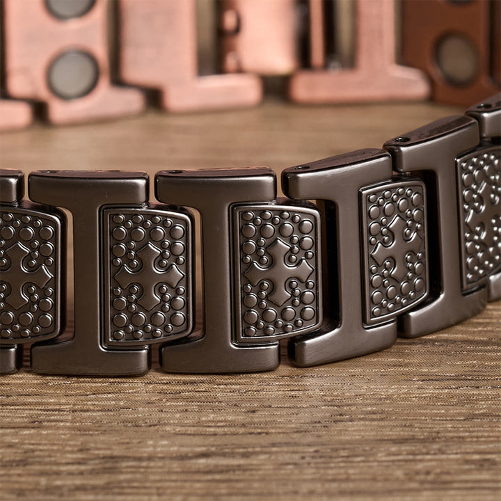 FREE Today: Watch-Band Style Link Bracelet with Recessed Embossed Cross on Each Rectangular Link - image 17