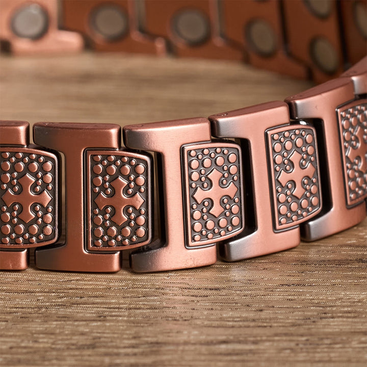 FREE Today: Watch-Band Style Link Bracelet with Recessed Embossed Cross on Each Rectangular Link - image 14
