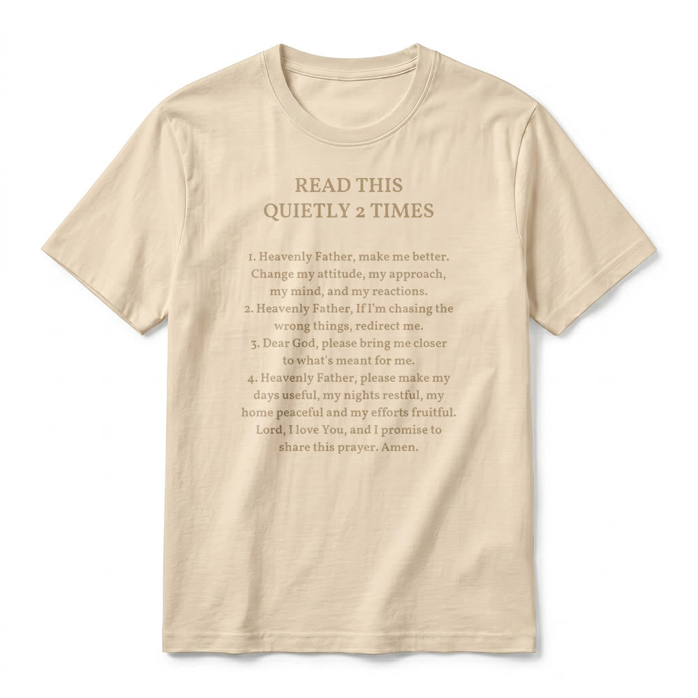 Christianartworkshop "Read This Quietly 2 Times" Funny Faith Premium Short Sleeve T-Shirt - image 15