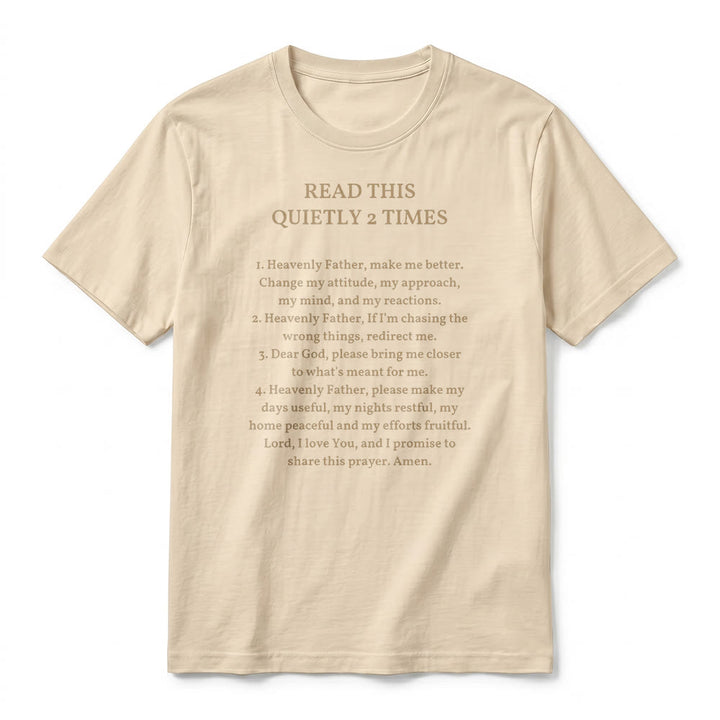 Christianartworkshop "Read This Quietly 2 Times" Funny Faith Premium Short Sleeve T-Shirt - image 15