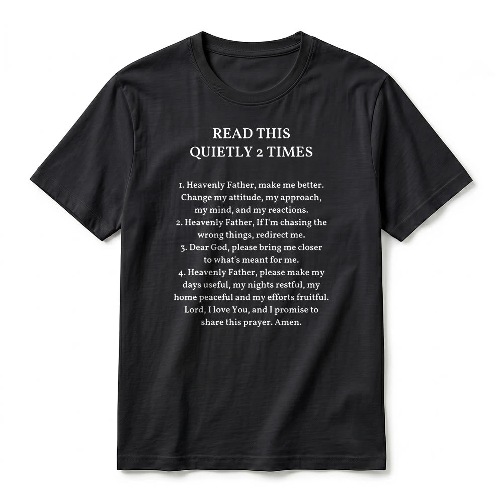 Christianartworkshop "Read This Quietly 2 Times" Funny Faith Premium Short Sleeve T-Shirt - image 9