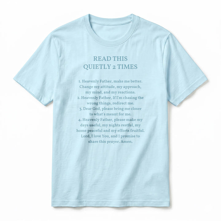 Christianartworkshop "Read This Quietly 2 Times" Funny Faith Premium Short Sleeve T-Shirt - image 18