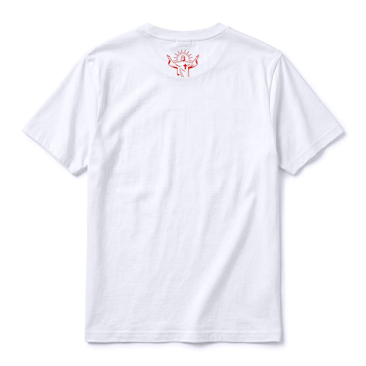 Christianartworkshop "Covered By The Blood Of Jesus Christ" Statement Premium Short Sleeve T-Shirt - image 3