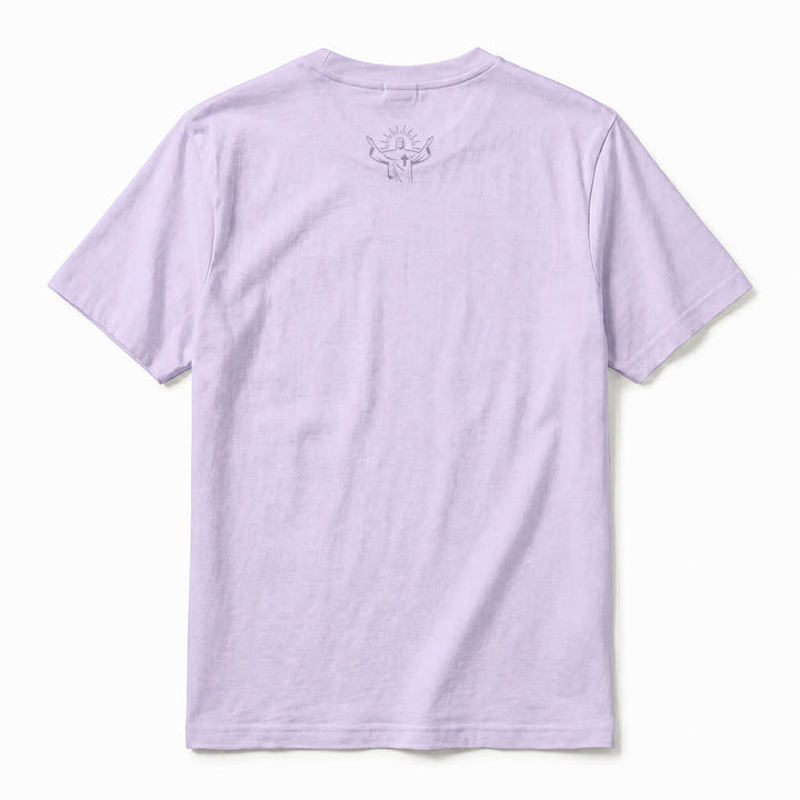Christianartworkshop Faith Mom Cross Pattern Front Print Premium Short Sleeve T-Shirt - image 15