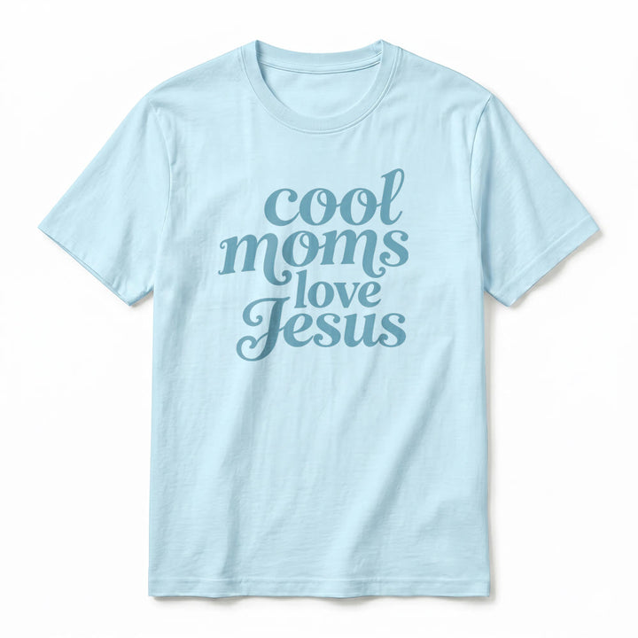 Christianartworkshop "Cool Moms Love Jesus" Front & Back Print Premium Short Sleeve T-Shirt - image 11
