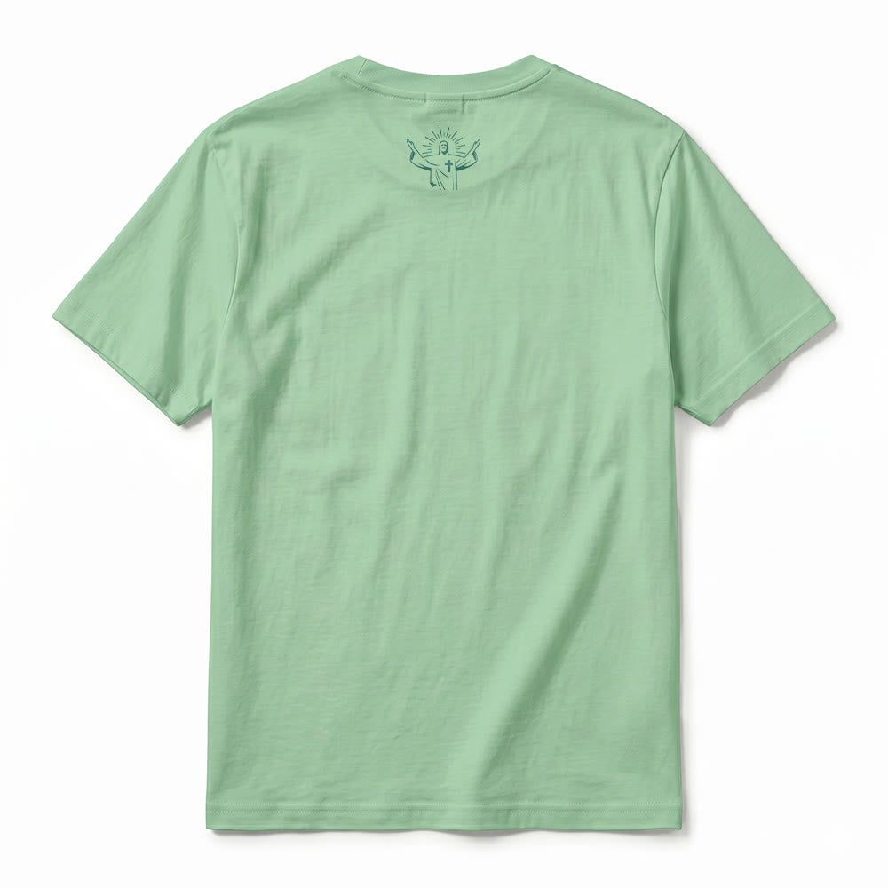 Christianartworkshop "Don't Forget You're Living In An Answered Prayer" Premium Short Sleeve T-Shirt - image 21