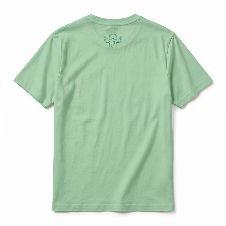 Christianartworkshop "Don't Forget You're Living In An Answered Prayer" Premium Short Sleeve T-Shirt - image 21