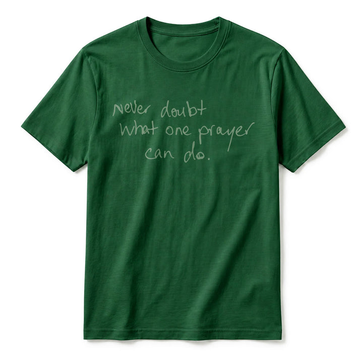Christianartworkshop Never Doubt What One Prayer Can Do Premium Short Sleeve T-Shirt - image 2