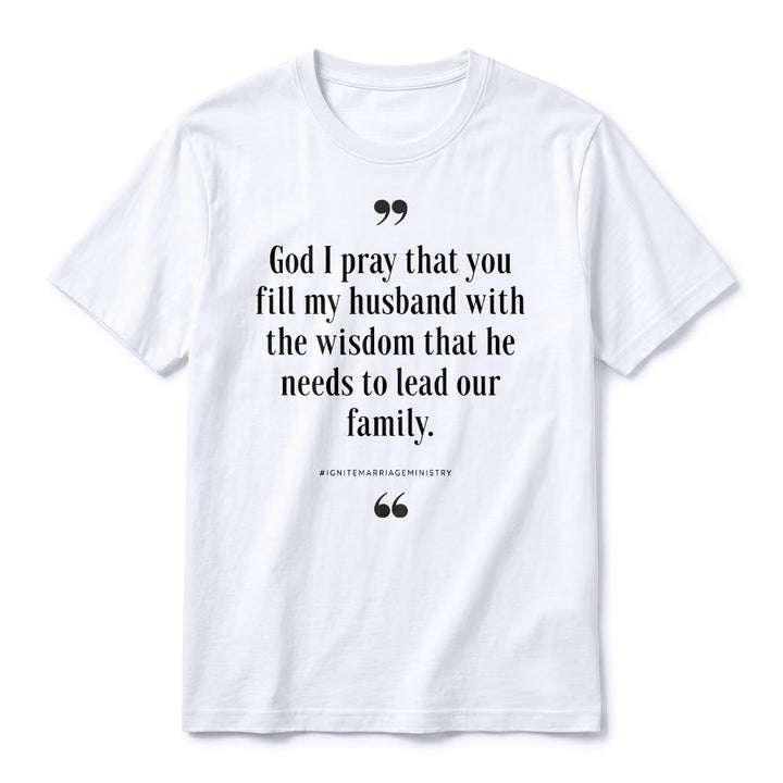Christianartworkshop "God I Pray That You Fill My Husband With Wisdom" Premium Short Sleeve T-Shirt - image 17