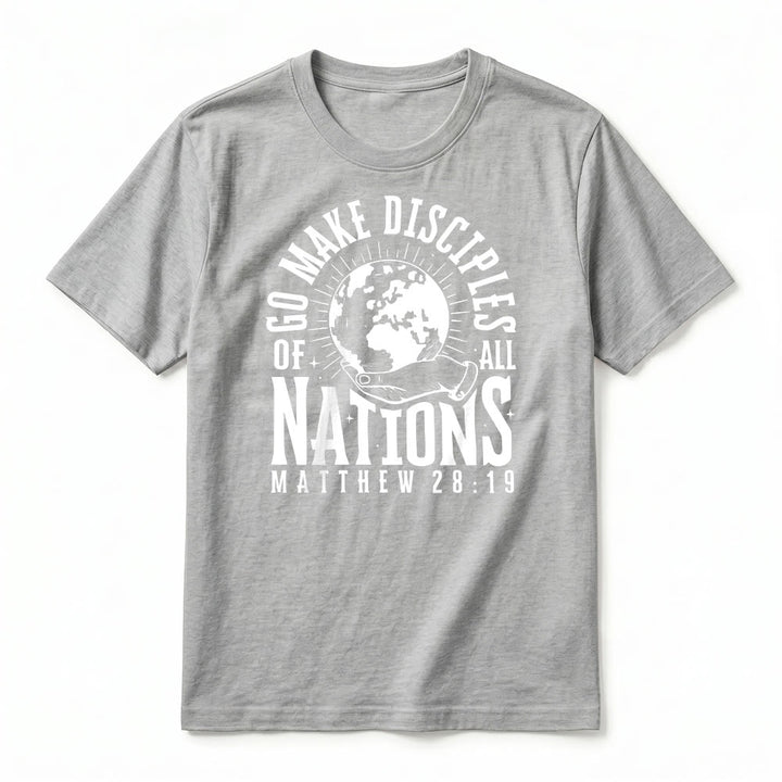 Christianartworkshop "Go Make Disciples of All Nations Matthew 28:19" Premium Short Sleeve T-Shirt - image 20