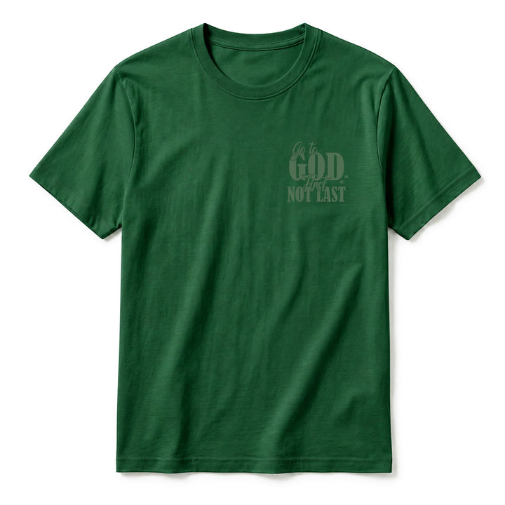 Christianartworkshop "Go to God First" Faith Reminder Premium Short Sleeve T-Shirt - image 14