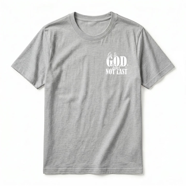 Christianartworkshop "Go to God First" Faith Reminder Premium Short Sleeve T-Shirt - image 23