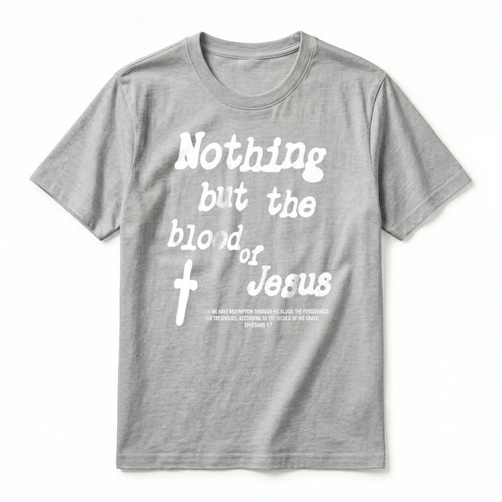 Christianartworkshop Nothing but the blood of Jesus Premium Short Sleeve T-Shirt - image 20