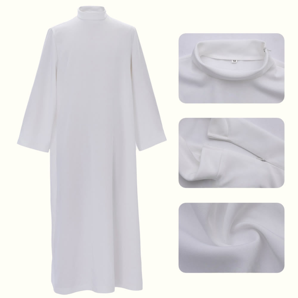 Christianartworkshop Plain White Liturgical Alb for Sacred Ceremonies - image 5