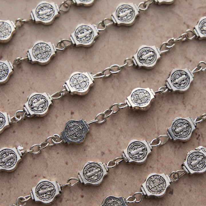FREE Today: Octagonal St. Benedict Medal Rosary with Crucifix Pendant: A Symbol of Divine Protection & Steadfast Prayer - image 5