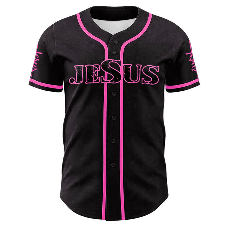 Christianartworkshop Jesus Cross Nail and Crown of Thorns Baseball Jersey - image 19