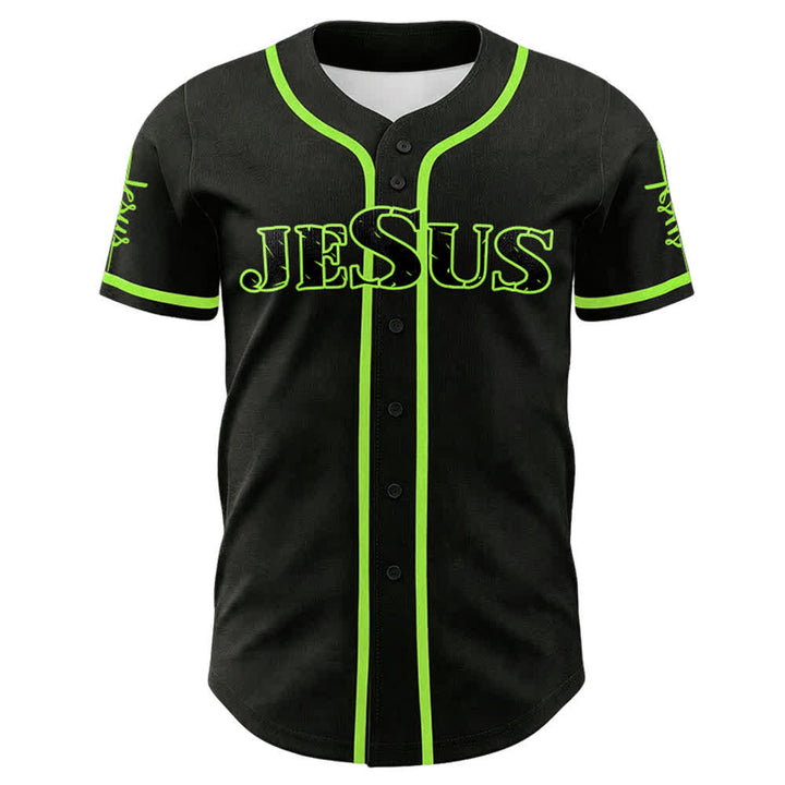 Christianartworkshop Jesus Cross Nail and Crown of Thorns Baseball Jersey - image 23